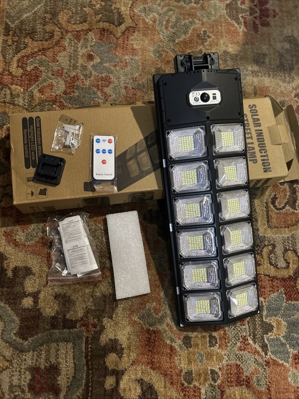 Solar Induction Street Light W789B-6 LED with Remote Control